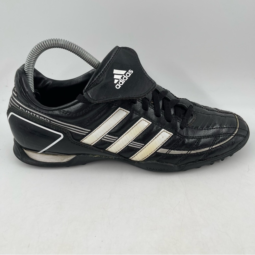 Adidas Men’s Puntero G42042 Black Soccer Rugby Turf Cleats Shoes - Size 7